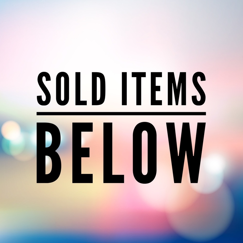 Only Sold Items Below 💕